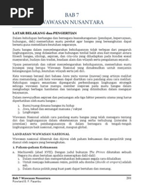 Bab 07 Wawasan Nusantara Pdf