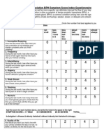  BPH Symptom Score Index Questionnaire