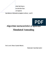 Oșan Raul Andrei - Simulated Annealing PDF