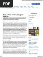 Como estudar sozinho com alguma eficiência