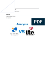 Analysis WiMax LTE