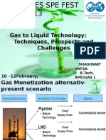 Gas To Liquid Technology: Techniques, Prospects and Challenges