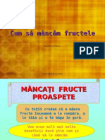 Cum să mâncăm Fructele