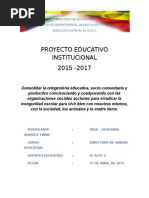 Proyecto Educativo Institucional