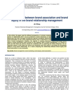 The Relationship Between Brand Association and Brand Equity in The Brand Relationship Management