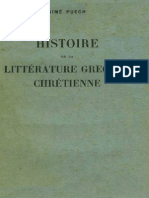 Puech, Histoire de La Littérature Grecque Chrétienne