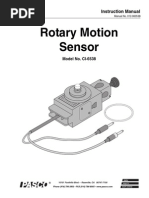 Rotary Motion Sensor Manual CI 6538