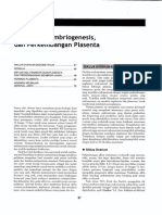 Capter 3 Implantasi, Embriogenesis, Dan Perkembangan Plasenta PDF