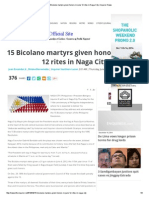 15 Bicolano Martyrs Given Honors in June 12 Rites in Naga City _ Inquirer News