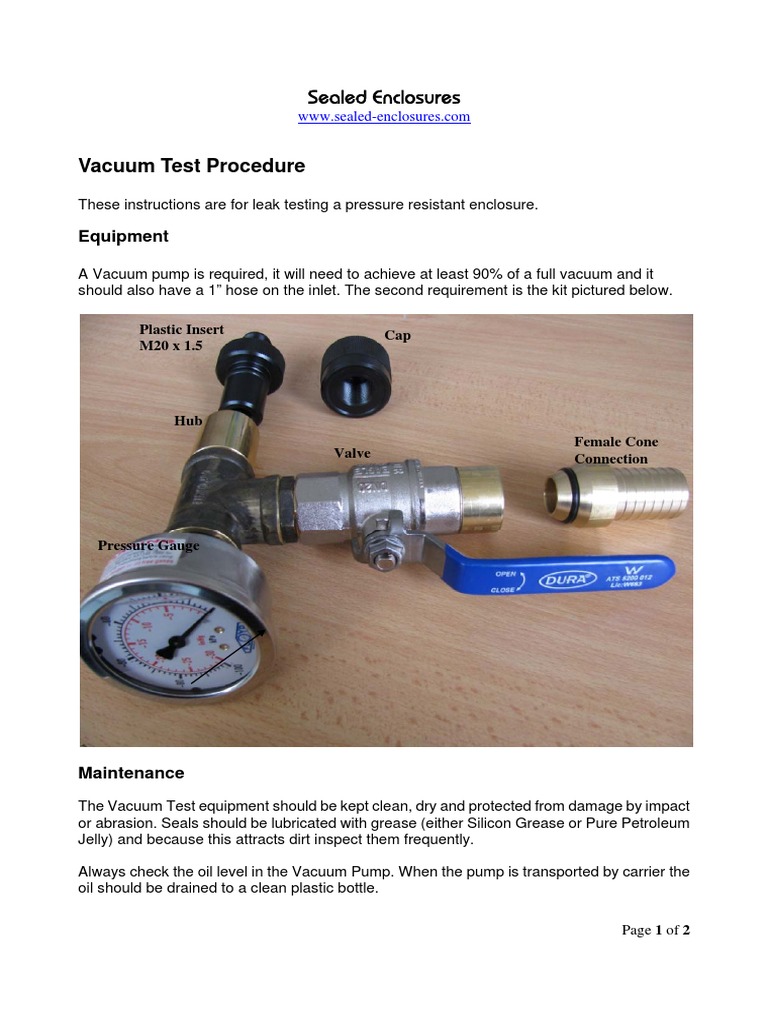 Vacuum Test Procedure.pdf