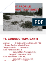 PT GUNUNG TAPA SAKTI