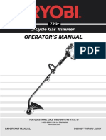 Ryobi Trimer Manual