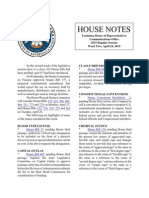 2015 House Notes Week 2
