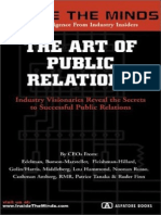 Inside The Minds - The Art of Public Relations Industry. Visionaries Reveal The Secrets To Succes - Subliniat