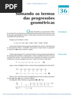 Aula 36 - Somando os termos das progressões geométricas.pdf
