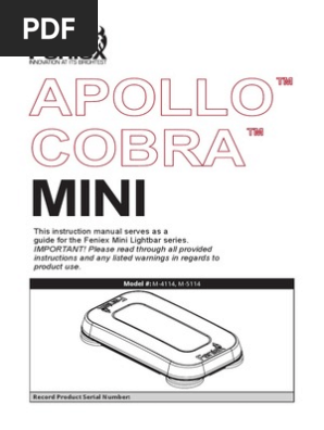 Feniex Cobra Mini X Lightbar Electrical Connector Copyright