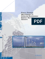 Public Finance Mechanisms to Catalyze Sustainable Energy Sector Growth