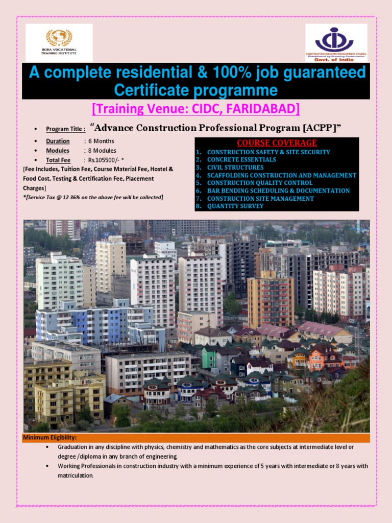 ACPP Certificate Program in Faridabad | PDF