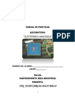 Manual de Practicas de Eléctronica Análogica(UTTN)