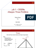 Lab 1 - Truss Problem - CE529a