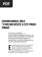 Eduardo Marçal Grilo _O País Não Resiste a Este Pingue-pongue_ - PÚBLICO