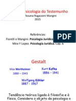 Gestalt e Psico Testemunho 2015