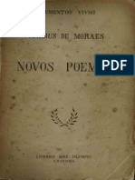 Vinicius de Moraes Novos Poemas I
