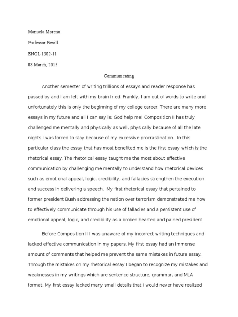 Reflective Essay  PDF  Essays  Semiotics