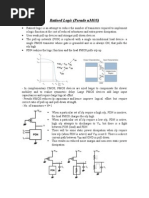 Vlsi Ratioed (Pseudo) Logic