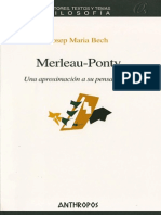 Bech, José Maria - Merleau-Ponty. Una Aproximación A Su Pensamiento PDF