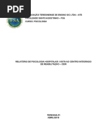 Relatório Hospitalar