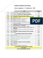 Calendario Tentativo MPUI - 2015