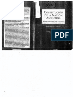 Constitución de La Nación Argentina - Comentada Y Concordada - M. a. Gelli