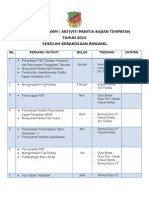 Cadangan Pelan Tindakan Panitia Kt