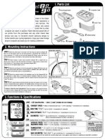 Protege 8 & 9 Bike Computer Manual