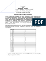 Praktikum I (Regresi Linear Sederhana)