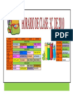 Horario para Blog