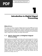 Introduction To Digital Signal Processing