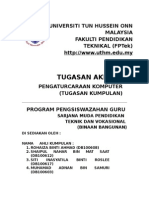 Tugasan Akhir:: Universiti Tun Hussein Onn Malaysia Fakulti Pendidikan Teknikal (Fptek)