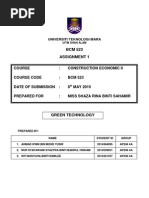 BCM 523 Assignment 1: Universiti Teknologi Mara