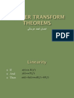 Fourier Transform Theorems Presentation