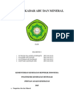 Analisis Kadar Abu Dan Mineral