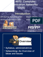 ECSE-4670: Computer Communication Networks (CCN) Introduction
