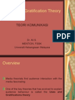 Uses and Gratification Theory: Teori Komunikasi