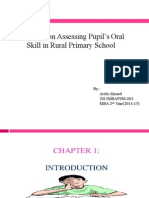 Pupils Oral Skill in Primary Education