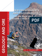 Gold Environments and Favourability in The Nuuk Area of Southern West Greenland