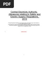 CEA Safety Regulations 2010 Overview | PDF | High Voltage | Electrical ...