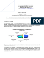 Press Release: No. 155 of July 5, 2012 Household Income and Expenditure in Quarter I 2012