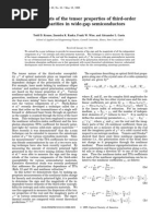 Tensor Chi3 Semiconductors PDF