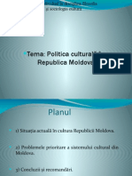Politica Culturala in Republica Moldova
